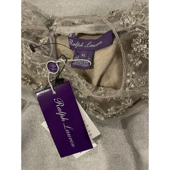 Ralph Lauren Collection Purple Label Cashmere Beaded Embellished Dress NWT $4K - Picture 5 of 7